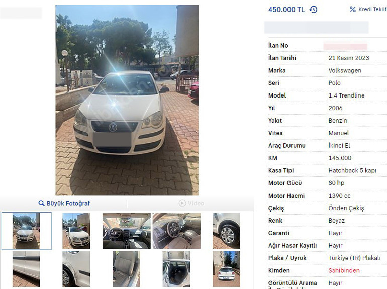 İkinci elde fiyatlar hızla düşüyor İşte 300-500 bin lira aralığında satılan otomobiller