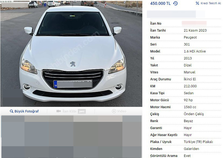 İkinci elde fiyatlar hızla düşüyor İşte 300-500 bin lira aralığında satılan otomobiller