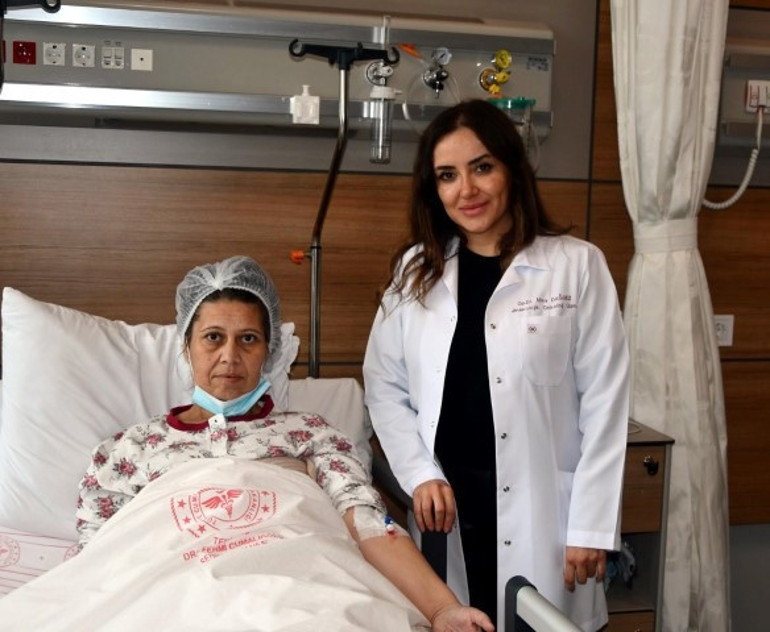 Karın şişliği için hastaneye gitti, gerçeği öğrenince şok oldu 50 santim çapında, 20 kilo ağırlığında: 1 saatlik ameliyatla alındı