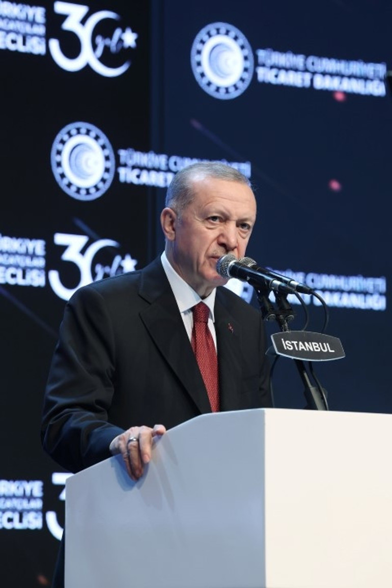 Cumhurbaşkanı Erdoğan: İhracatı en hızlı artıran 3üncü ülkeyiz