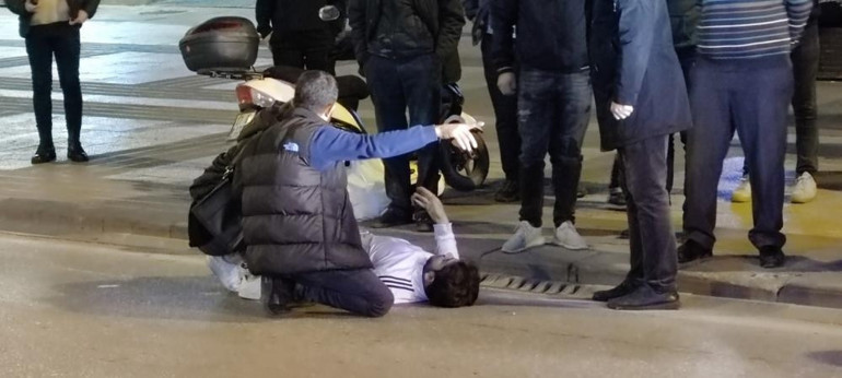 Motosiklet çarpınca şoka girdi, ‘Rüya bu’ deyip koşmaya başladı