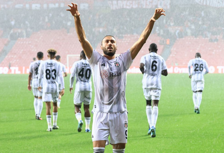 Samsunspor - Beşiktaş maçında gol atan Cenk Tosun, Burak Yılmazı geçip Süper Ligde rekor kırdı Rıza Çalımbay yönetiminde dikkat çeken istatistik