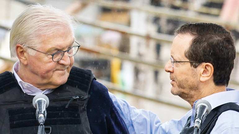 Steinmeier İsrail’de: Almanya olarak sorumluluğumuz var