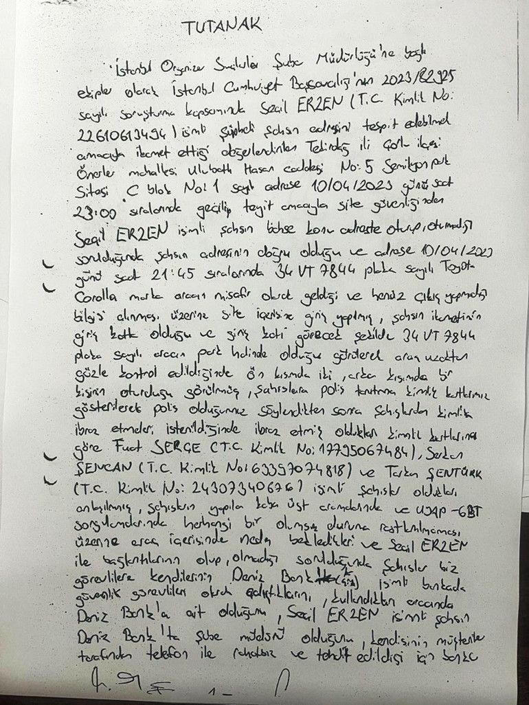 Seçil Erzan olayında çember daralıyor