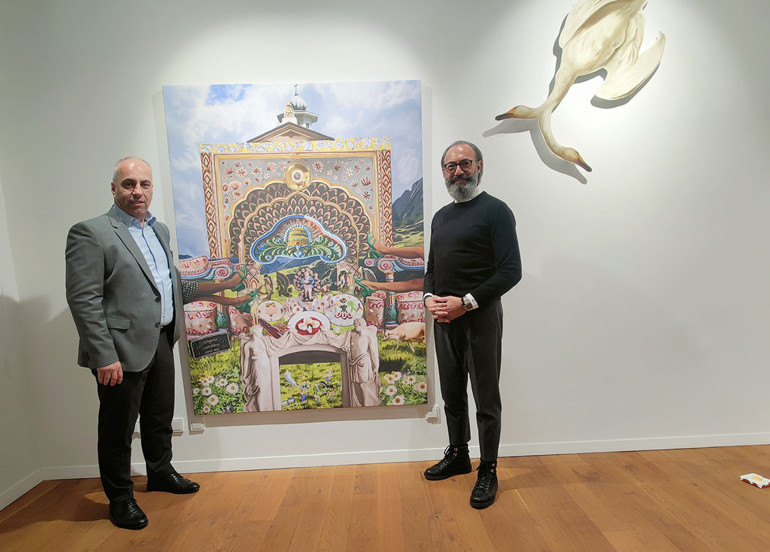 İlk kişisel sergisini Düsseldorf’da açtı