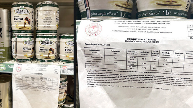 Halk sağlığıyla böyle oynuyorlar... Zeytinyağında sahte test oyunu