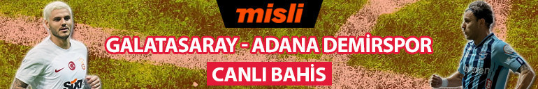 Galatasarayda Hakim Ziyech oynayacak mı Adana Demirsporun muhtemel 11i nasıl Süper Lig iddaa oranları...