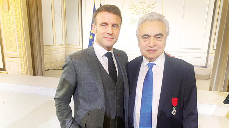 Fatih Birol’a LegIon D’Honneur nişanı... Elysee Sarayı’nda özel tören ile Macron takdim etti