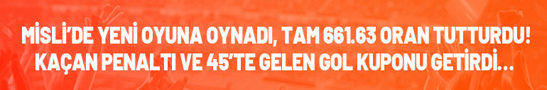 iddaada yeni oyun başladı İY/MS Skor tahmini yaptı, 2 maçta 661,63 oranla kazandı...