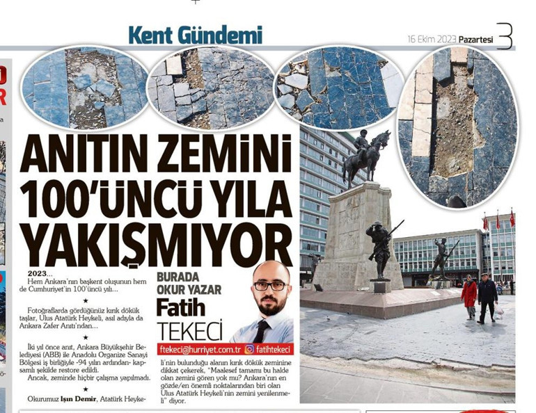 Zafer Anıtı’na 100.yıl dokunuşu