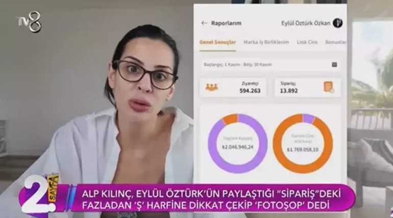 Eylül Öztürk aylık gelirini paylaşmıştı... Tabloda dikkat çeken ş detayı