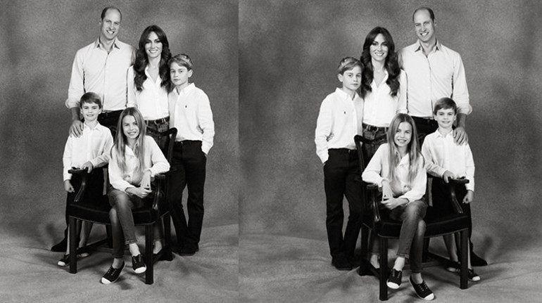 Siyah beyaz pozdaki ayrıntı şoke etti: Prens Louis eksik parmakla mı doğdu