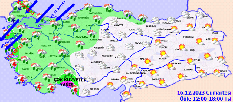 Meteorolojiden yeni hava durumu raporu: İstanbul dahil 14 kente sarı, 3 kente turuncu uyarı