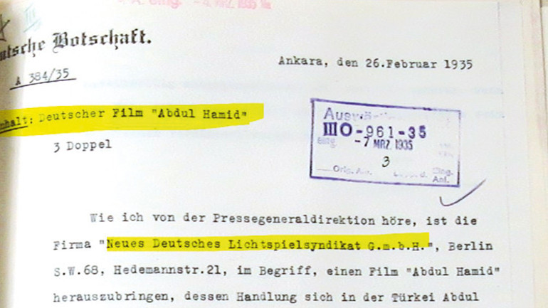 Almanların başlamadan biten filmi... İlk ‘Muhteşem Yüzyıl’ 1935’te engellenmiş