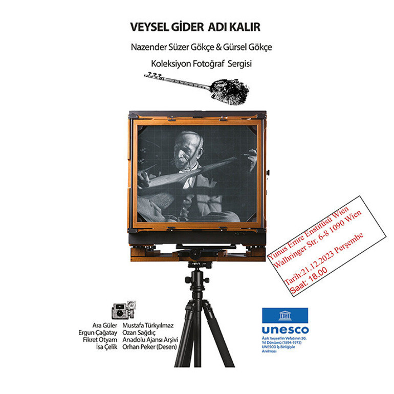 ‘Veysel gider adı kalır’ fotoğraf sergisi Viyana’da