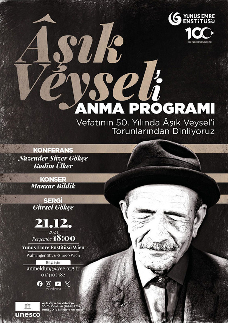 ‘Veysel gider adı kalır’ fotoğraf sergisi Viyana’da