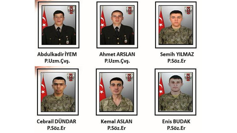 Son dakika... Pençe-Kilit Harekâtı bölgesinden bir acı haber daha... 6 asker şehit oldu