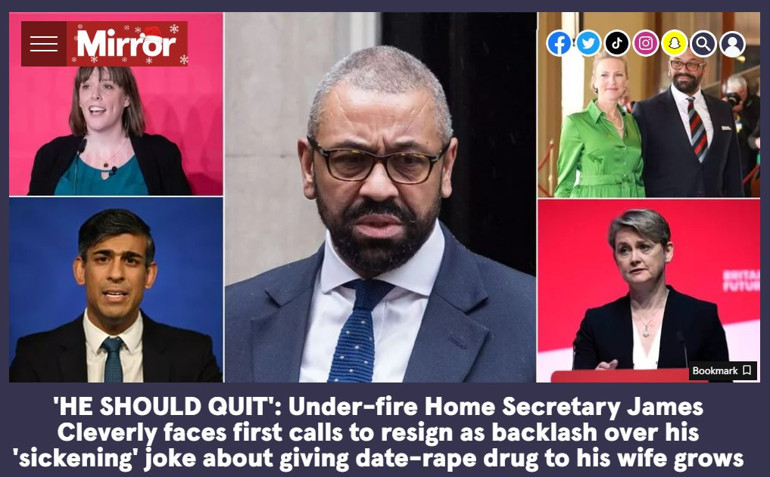 Bakanın karısı ile ilgili yaptığı şaka İngiltereyi karıştırdı Kadınlar çileden çıktı, istifa sesleri yükseliyor