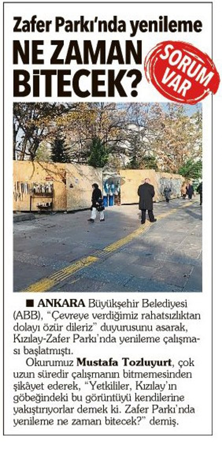 Esenboğa’ya bagajlı EGO ne zaman sefere çıkacak