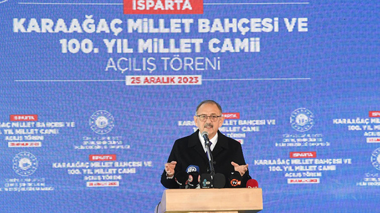 Bakan Özhaseki: 100 milyon metrekare yeşil alan için proje başlattık
