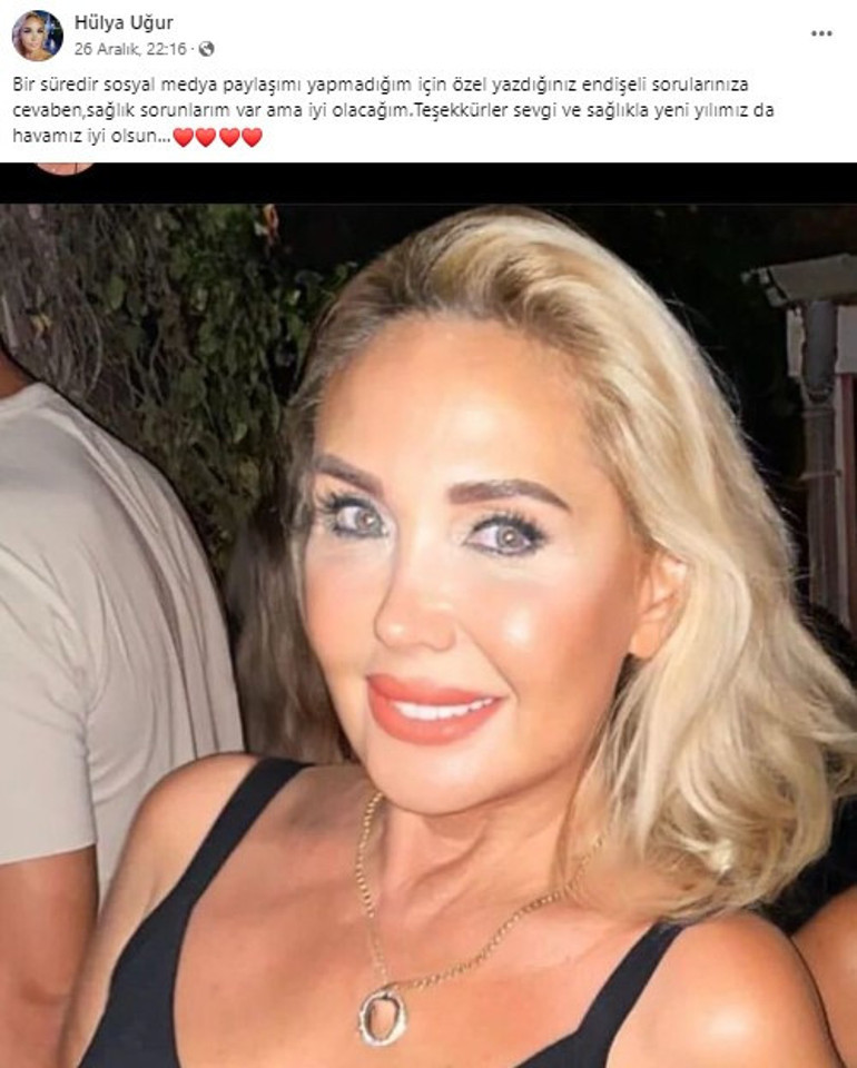 Hülya Uğur: Sağlık sorunlarım var ama iyi olacağım