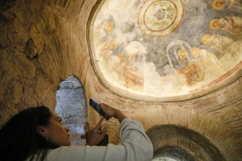 ‘Noel Baba’ için Demre’ye gittiler