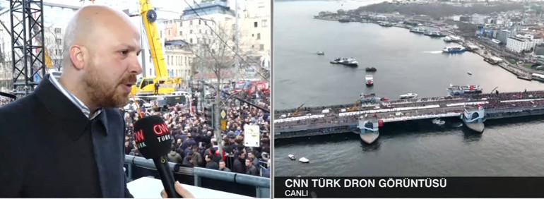 Gazze ve şehitler için büyük yürüyüş Binlerce kişi akın etti