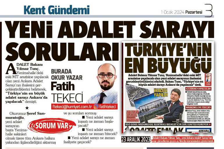 Yeni adalet sarayında hedef 40 ay