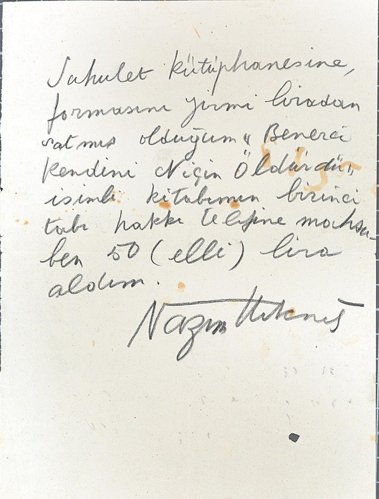 Nâzım Hikmet yayıncısını neden uyardı