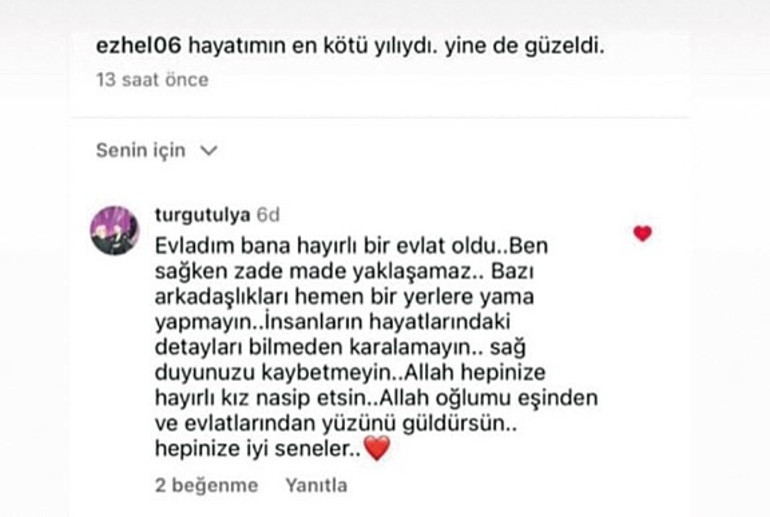 Ezhelin annesinden Alizadeye tepki: Ben sağken zade made yaklaşamaz
