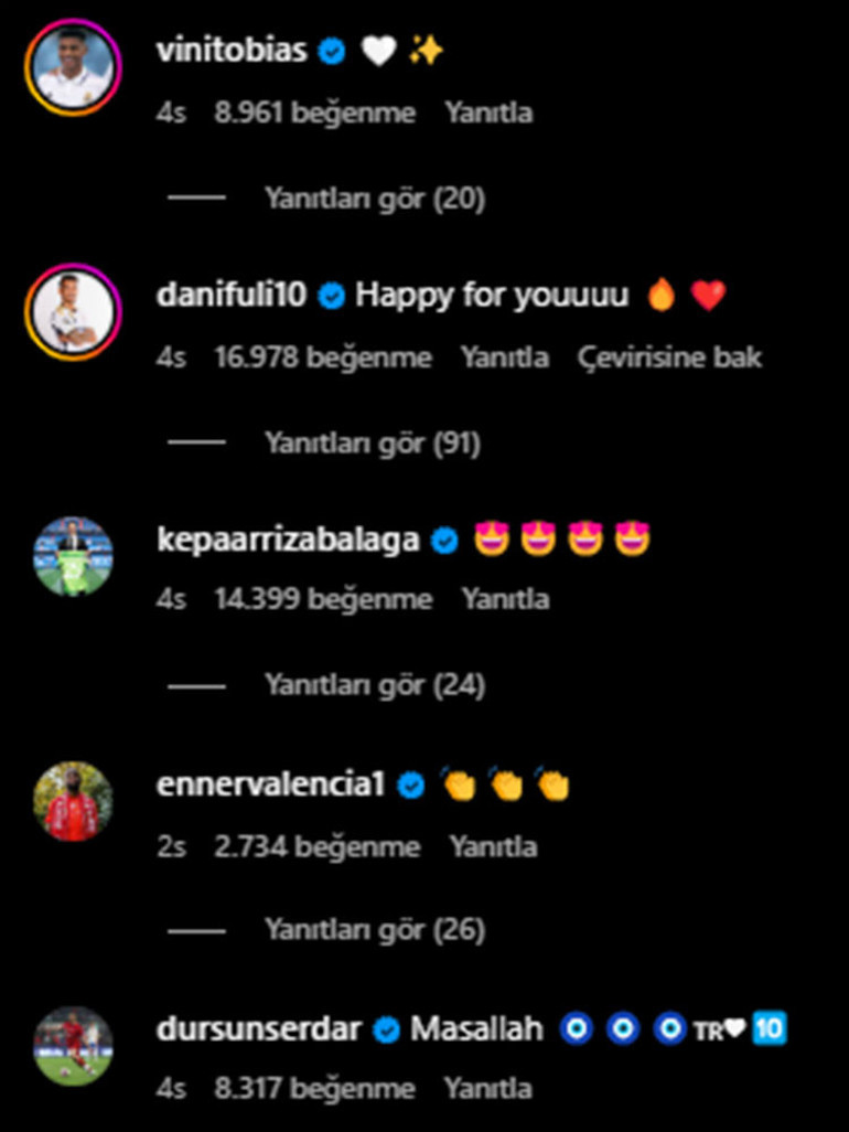 Real Madridde tek konu başlığı var: Arda Güler İlk maçına çıkan genç yıldız sosyal medyaya damga vurdu, takım arkadaşlarını coşturdu...