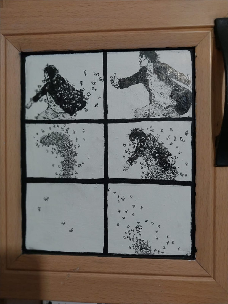 Lise öğrencisi depremin mangasını çizdi