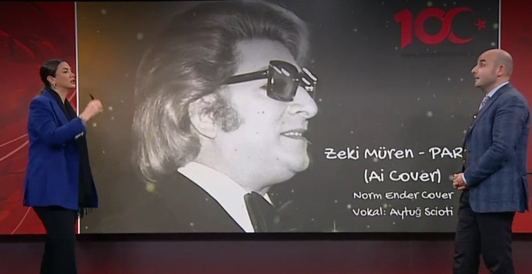 Zeki Müren’e yapay zeka ile ‘Parla marşını söylettiler