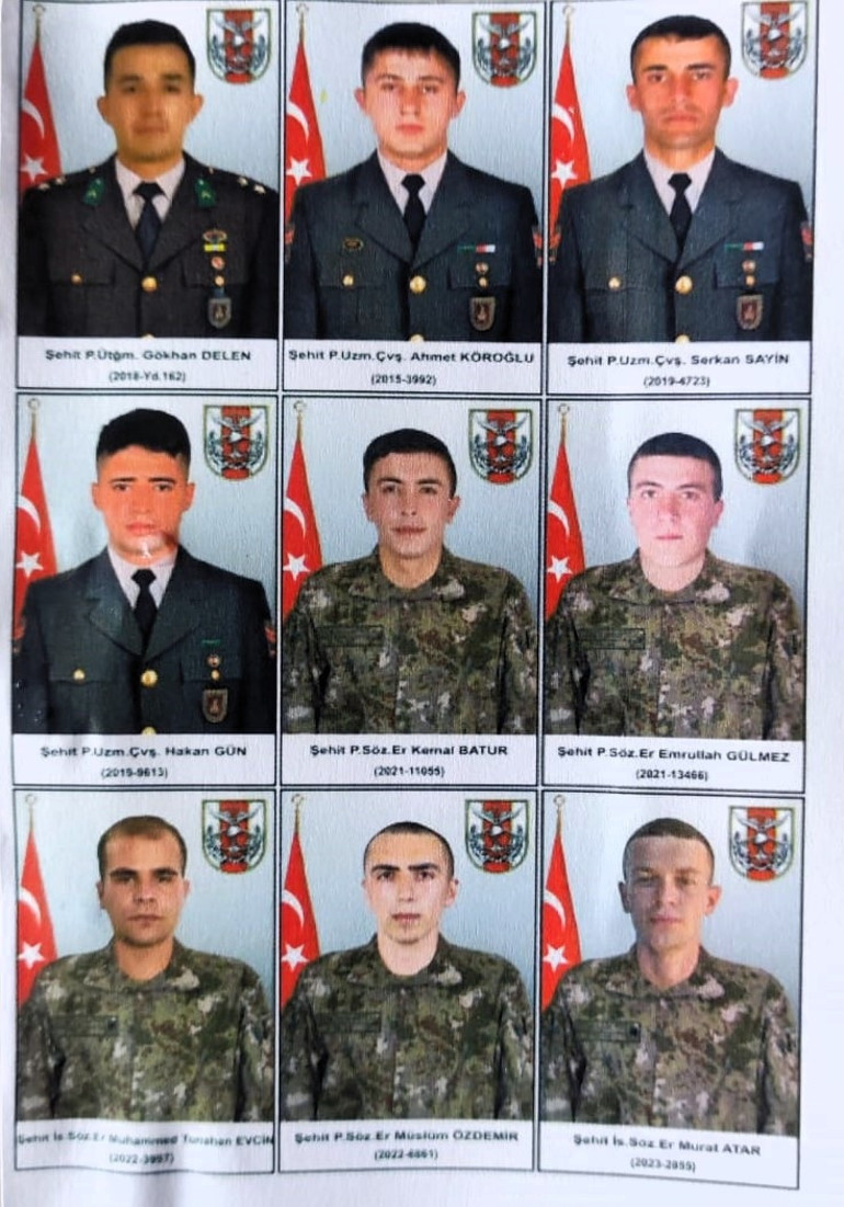 Türkiye kahramanlarını uğurladı... Pençe-Kilit şehitlerine acı veda