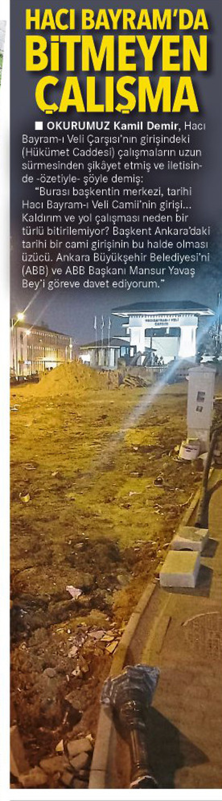 Sesin geldiği yer Karşıyaka Mezarlığı