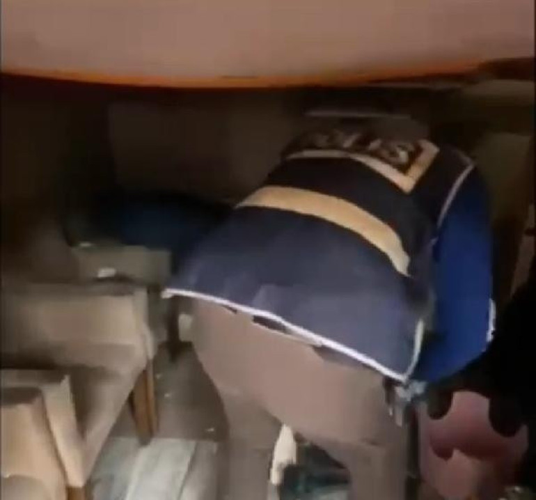 Cezaevi firarisinin evine baskın Kaçış tüneli kazdığı ortaya çıktı