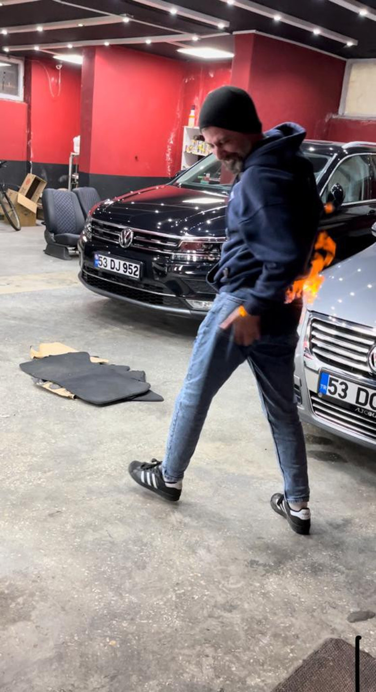 TikTok için video çekerken dehşeti yaşadı