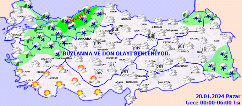 İSTANBULA KAR YAĞACAK MI İstanbulda kar ne zaman yağacak AKOM ve Meteorolojiden son dakika uyarı İşte il il 28 Ocak hava durumu tahminleri