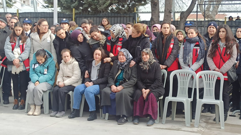 Amasyada şehit polis memuru Cengiz Parlak, son yolculuğuna uğurlandı