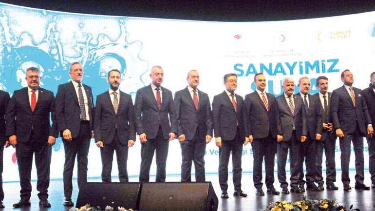 Sanayinin su hedefi yüzde 50 tasarruf