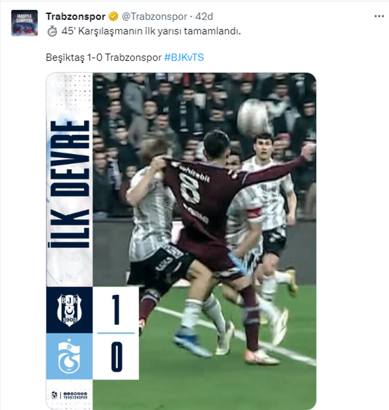 Beşiktaş-Trabzonspor maçında çok konuşulan karar Arda Kardeşlere tepki, maç esnasında ve sonunda paylaşımlar...