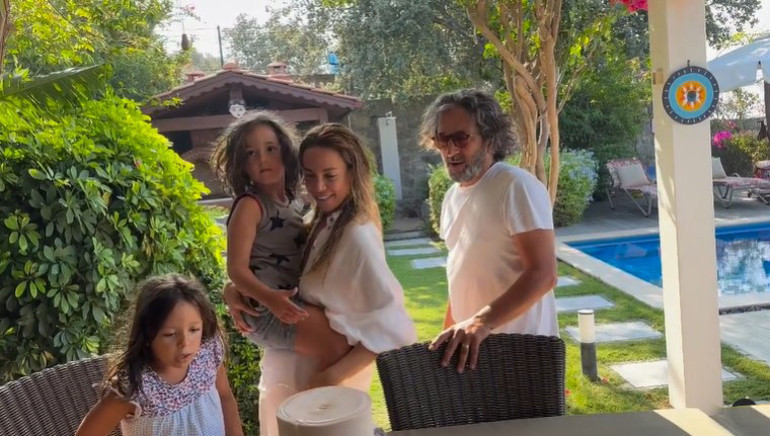 İkiz çocuklarıyla birlikte şehri terk etmişlerdi... Bodrumda yeni hayat