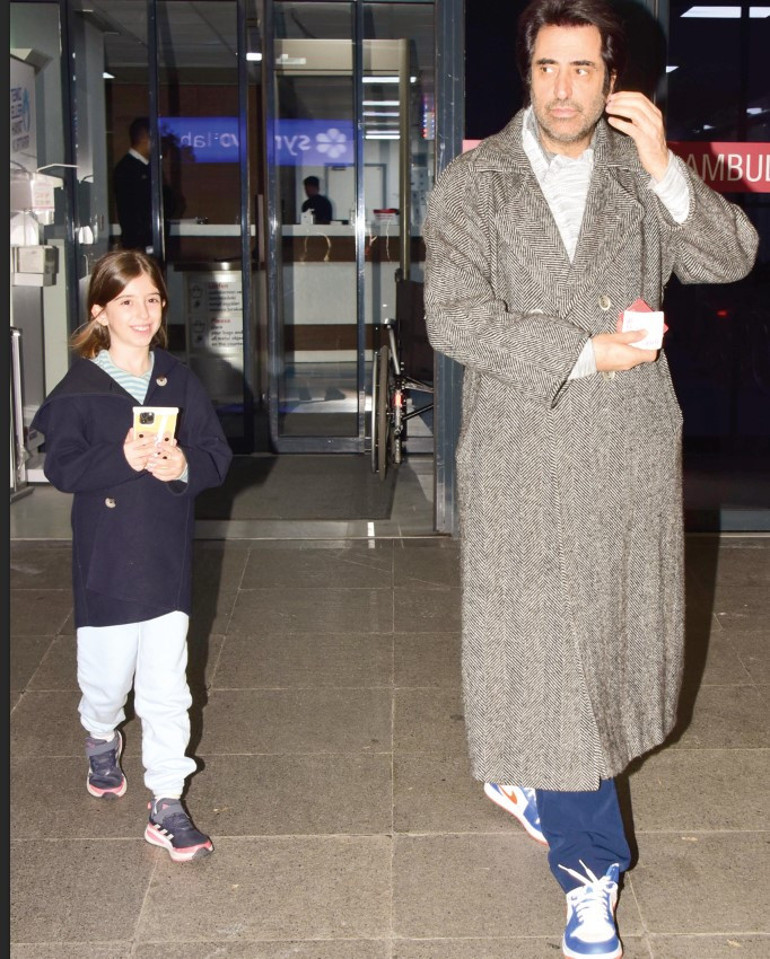 Mahsun Kırmızıgül ve avukat Ece Binay kızları Lavin için bir arada