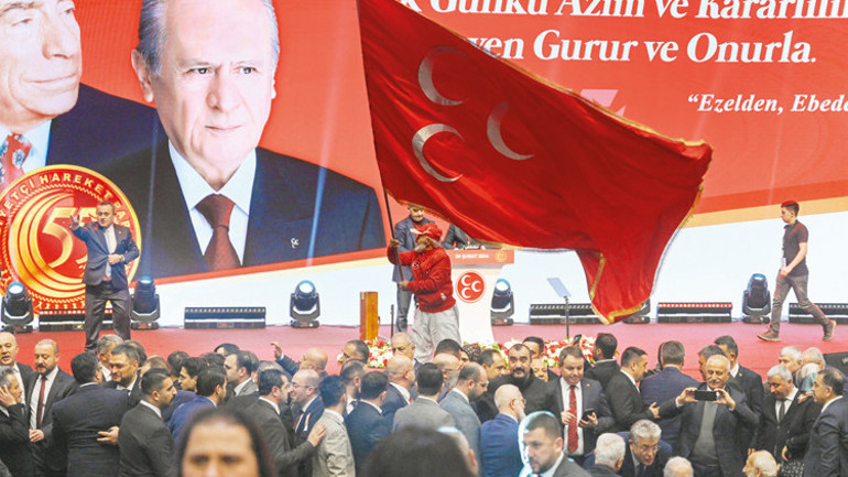 MHP 55’inci yıldönümünü kutladı... Bahçeli’den AYM’ye sert çıkış