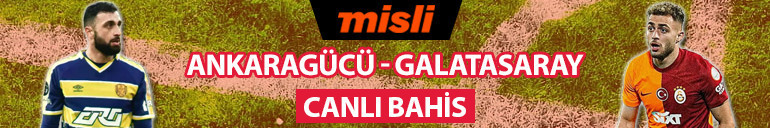 Galatasarayda rotasyon olacak mı Eryaman Stadyumunda son durum nasıl Ankaragücünün iddaa oranı, hakem istatistikleri...
