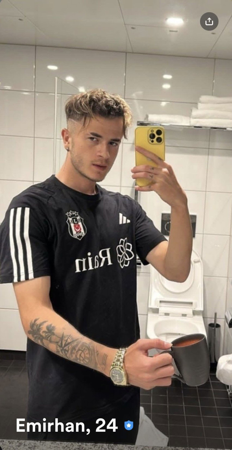 Son dakika: Sosyal medya profili başını yaktı  Tinder hesabı olay olmuştu... Beşiktaş, Emirhan Delibaşla yollarını ayırdı...