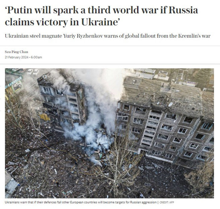 Savaşın yıl dönümünde dikkat çeken uyarı Putin durmayacak dedi hedefteki ülkeleri sıraladı...