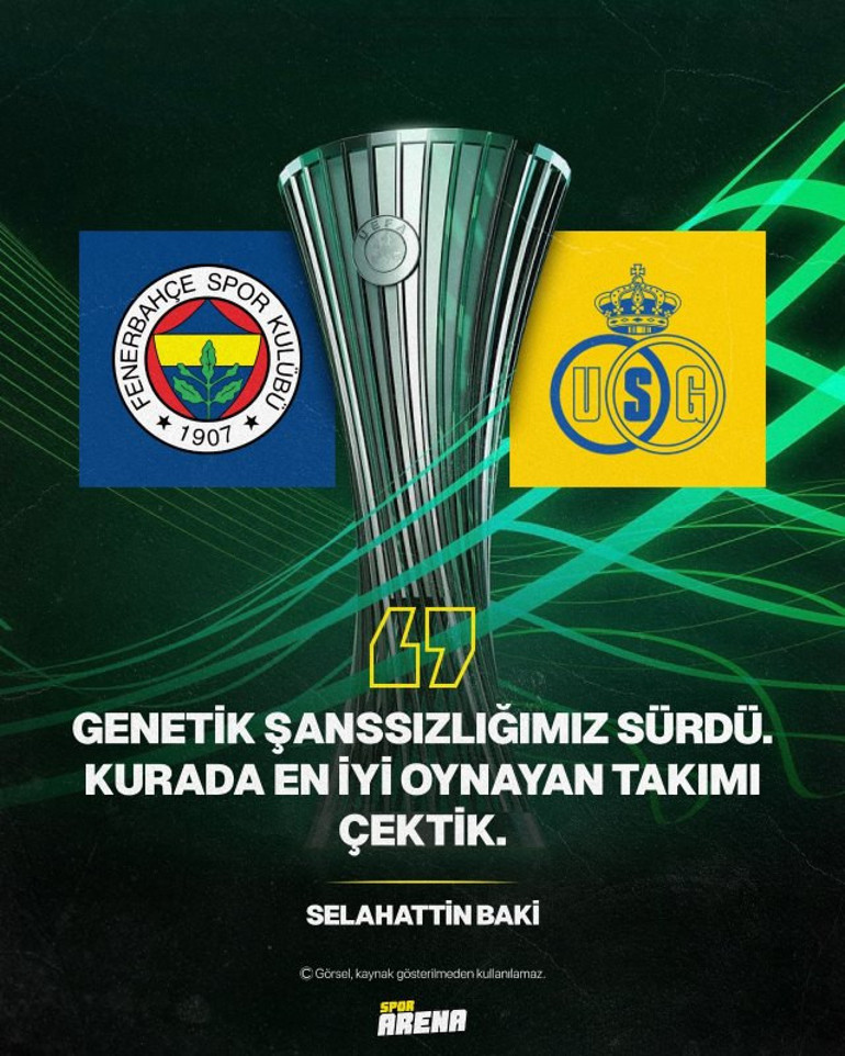 En iyi top oynayan takımı çektik Fenerbahçeden Konferans Ligindeki Union Saint-Gilloise kurasına ilk tepki...