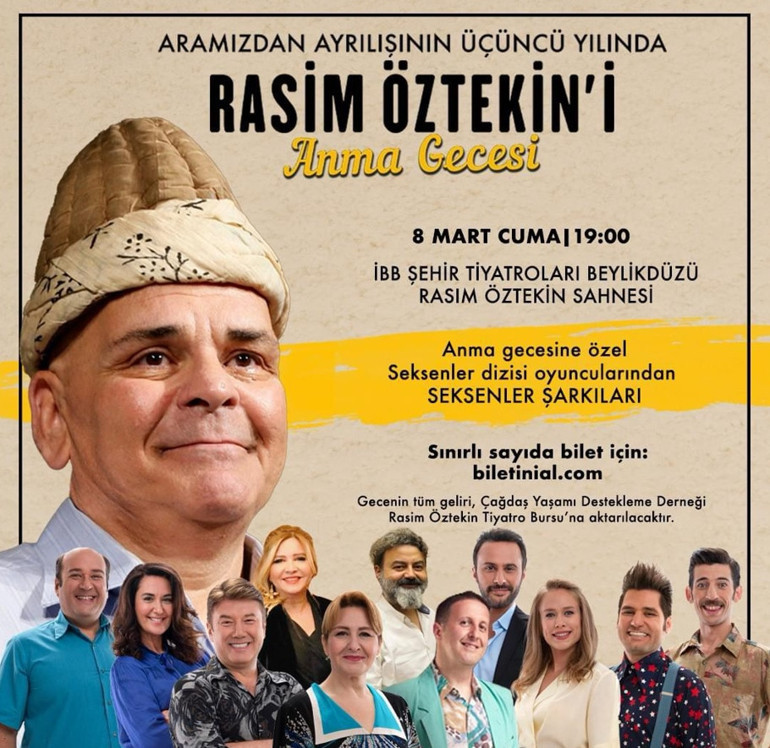 Rasim Öztekin vefatının 3’üncü yıldönümünde anılacak