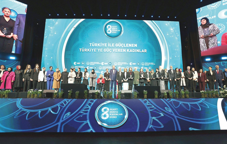 Erdoğan’dan Kadınlar Günü mesajı: Bir güne hapsedilemez